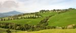 Val D'orcia, Tuscany/italy - May 22 : Scenery Of Val D'orcia In Stock Photo