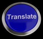 Translate Button Stock Photo