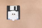 Old Floppy Disk Concept Stock Photo