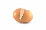 Broken Egg Shell Stock Photo