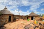 African Village Stock Photo