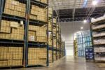 Interior Of New Large And Modern Warehouse Space Stock Photo