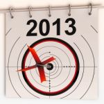 2013 Target Shows Profit And Growth Forecast Stock Photo