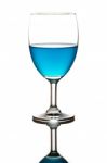 Blue Cocktail Stock Photo