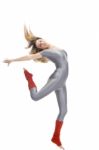 Young Lady In Dance Pose Stock Photo