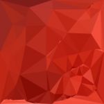 American Rose Red Abstract Low Polygon Background Stock Photo