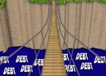 Debt Bridge Stock Photo