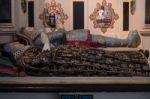 Painted Tomb Of Sir Richard Mompesson And Hiis Wife In Salisbury Stock Photo