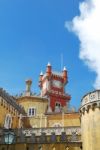 National Palace Of Pena In Sintra, Portugal Stock Photo