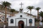 Church Of The Holy Sprit In Los Gigantes Tenerife Stock Photo