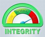 High Integrity Means Honor Reputation And Decency Stock Photo