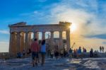 The Acropolis Of Athens Stock Photo