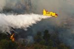 fire fighting plane Stock Photo