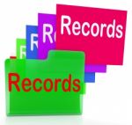 Records Folders Show Files Reports And Evidence Stock Photo