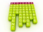 Medicare Word Cloud Concept With Great Terms Such As Health Stock Photo