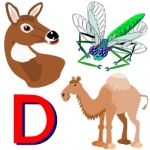Animals Name Start With Letter D Stock Photo