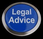 Legal Advice Button Stock Photo