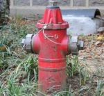 Red Fire Hydrant Stock Photo