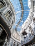 Morgan Arcade Glass Roof In Cardiff Stock Photo