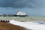 Eastbourne, East Sussex/uk - October 21 : Tail End Of Storm Bria Stock Photo