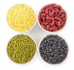 Group Of Beans Stock Photo