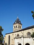 Exterior View Of The Basilica  St Seurin In Bordeaux Stock Photo