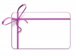 Gift Tag Represents Blank Space And Copy-space Stock Photo