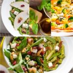 Healthy And Tasty Italian Food Collage Stock Photo