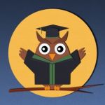 Graduate Owl Stock Photo