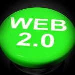 Web 2.0 Switch Means Dynamic User Www Stock Photo