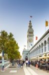 Ferry Building In San Francisco Stock Photo