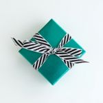 Green Gift Box Stock Photo