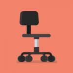 Office Chair  Illustration Stock Photo