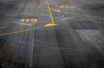 Airport Runway Texture Background Stock Photo