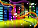 Music Background Shows Tune Jazz Or Classical
 Stock Photo