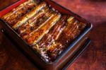 Unangi Grilled Eel Over Rice With Japanese Sauce Stock Photo