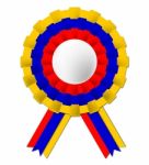 Colombian Rosette Means South America And Celebration Stock Photo