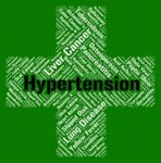 Hypertension Word Shows High Blood Pressure And Htn Stock Photo