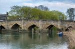 View Of The New Bridge Over The River Thames Between Abingdon An Stock Photo