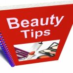 Beauty Tips Book Stock Photo