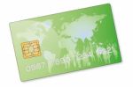 Green Credit Card Stock Photo