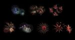 Collection Of Fireworks Or Firecrackers Stock Photo