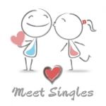 Meet Singles Indicates Find Love And Romance Stock Photo