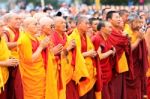 Leh, India-august 5, 2012 - Unidentified Buddhist Monks Stock Photo