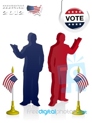 2012 US  Presidential Election Stock Image