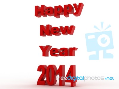 2014 Happy New Year 1 Stock Image