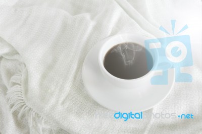 A Cup Of Coffee Stock Photo