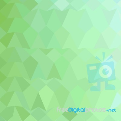 Absinthe Green Abstract Low Polygon Background Stock Image