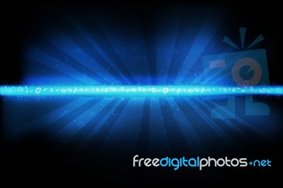 Abstract Binary Background Stock Image