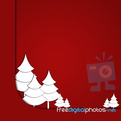 Abstract Christmas Card Stock Image